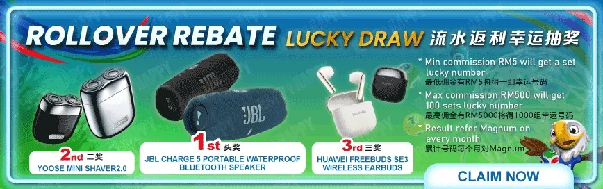 Rebate Rollover Lucky Draw